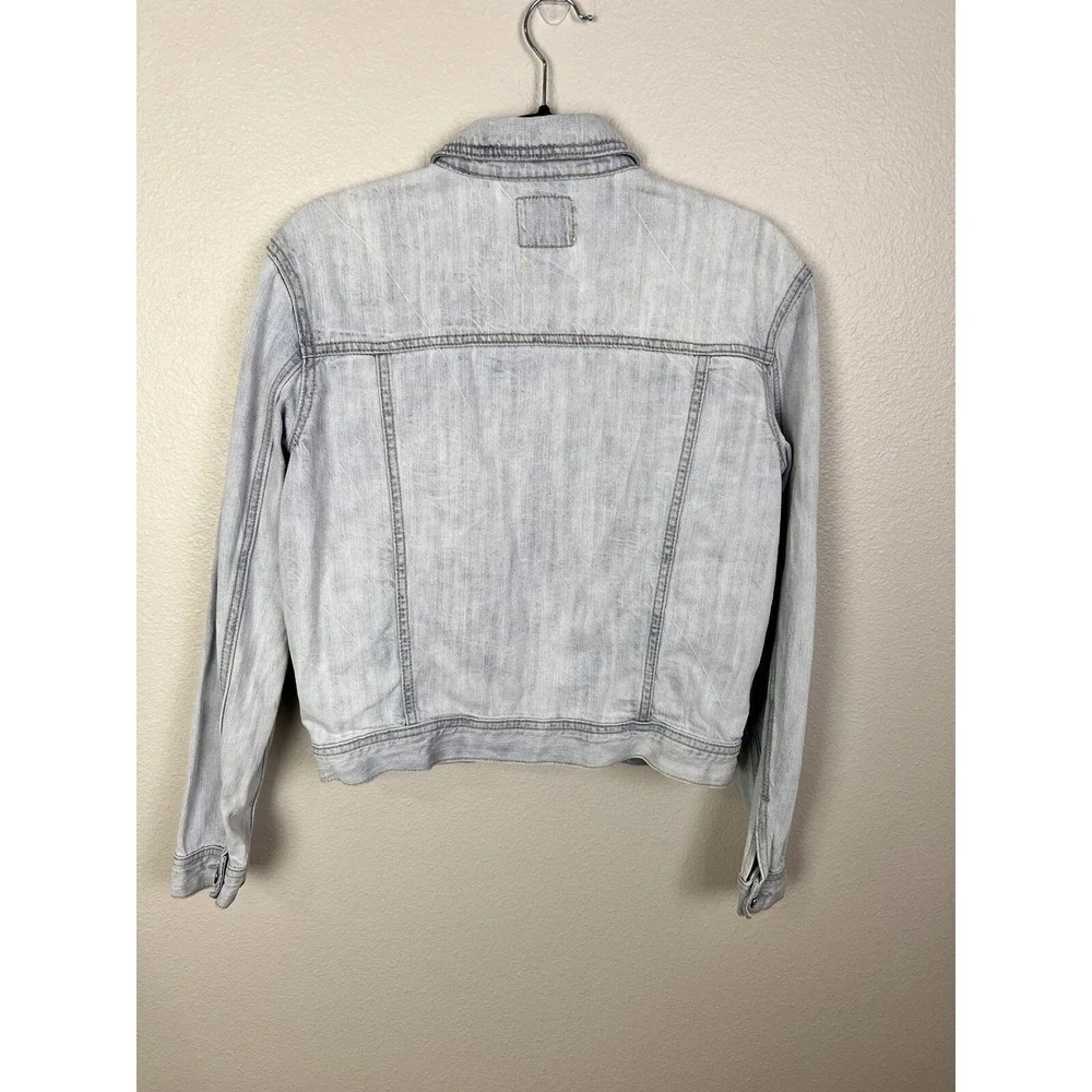 American Eagle Jean Jacket Womens Size Small‎ Light Wash Denim